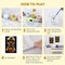 Acrylic Pumpkin Number Painting Crafts Kits Halloween Gifts for Home Decor(Halloween)